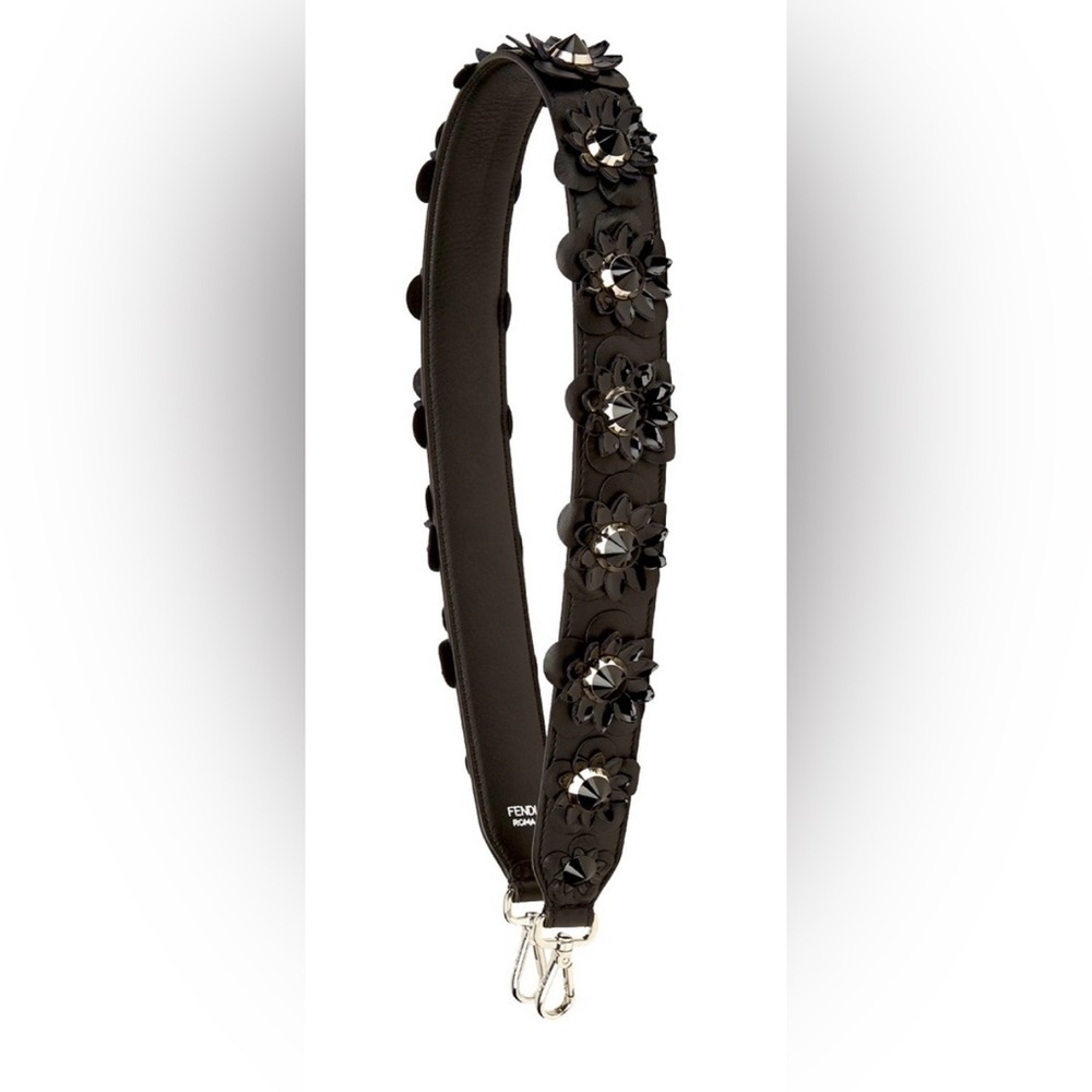 Fendi Flowerland Studded-Embellishments Bag Strap